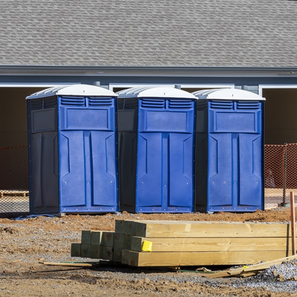 are there any restrictions on where i can place the porta potties during my rental period in Marion Heights PA